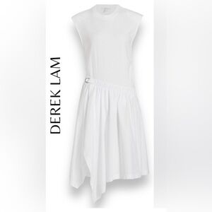 Derek Lam Asymmetrical White Dress